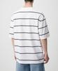MUSINSA STANDARD Multi-Stripe Relaxed T-Shirt 2 [White]