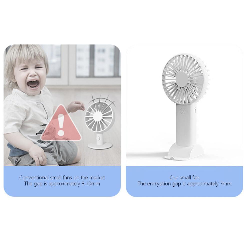 Yonrjhukm Handheld Fan Usb Rechargeable Mute Desktop Dormitory Small Fan Portable Outdoor High Wind Power Mini Handheld Fan