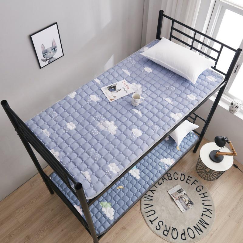 Universal Machine Washable Anti-Slip Mattress Pad for Single Student Dormitory or Bunk Bed