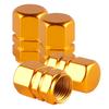 Tire Air Valve Cap, 4 Pieces, Tire Air Valve Cover, Aluminum Alloy, Colorful, Automobile