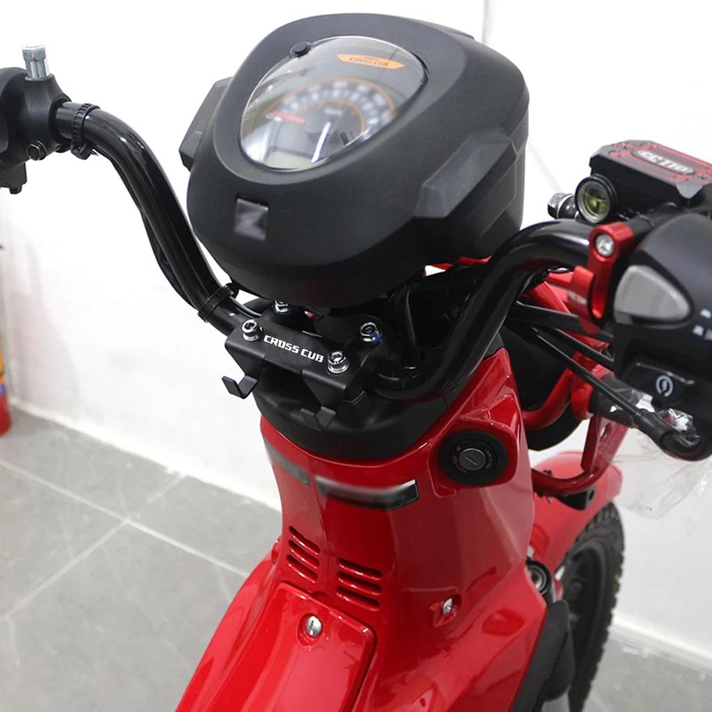 MAORANG Motorcycle Navigation Bracket Rod for CROSS CUB CC50 CC110 Cross Cub CC110 CC50 Helmet Bag Luggage Crawl Cell Phone Navigation Extension Cross