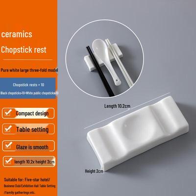 Homeglen Ceramic Chopstick & Spoon Rests