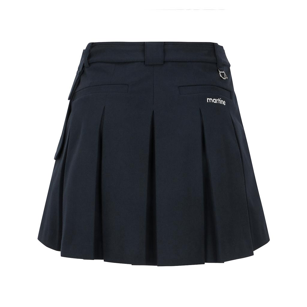 MARTINE GOLF Belt Pocket Culottes_Navy