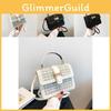 Elegant And Minimalist Pu Handbag For Daily Outfits Versatile Ins Casual Bag Shoulder Bag And Crossbody Bag Small Square Bag Street Fashion)