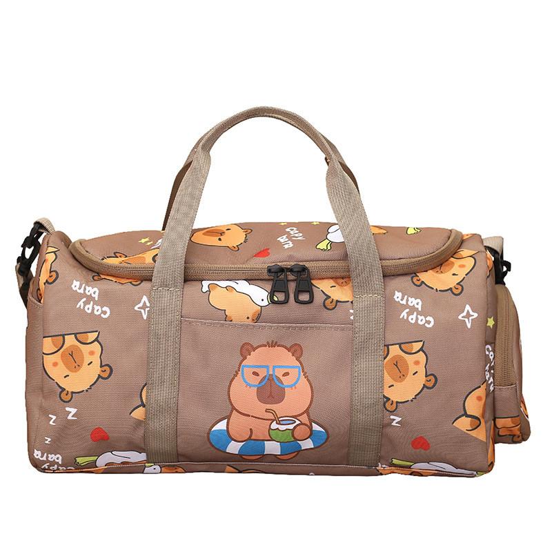 

Capacity Kids Big Shoulder Bag With Crayon Shin Chan Print For Daily хаки