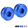 Cycle Pedal Screw Cap Aluminum Alloy M14 Thread 5MM Pedal Screw Cover for Mountain Cycle