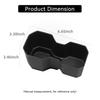 for Renault Dacia Duster 3 2025-2026 Central Console Water Cup Holder Interior Accessories Drinks Holder Storage Case TPE