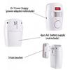 Sistema di Allarme Wireless 105dB + 2 Telecomandi Allarme Intelligente per la Casa Sensore Infrarossi Antifurto Rilevatore di Movimento Monitor di Allarme