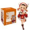 Anime Klee Xiao Figure Game Genshin Impact 17CM PVC Sitting Red Hat Bag Ornaments Model Kid Toys Doll Collection Ornaments Gift