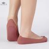 Women Ice Silk Boat Socks Non Slip Heel Summer Invisible Socks Pure Cotton Thin Socks
