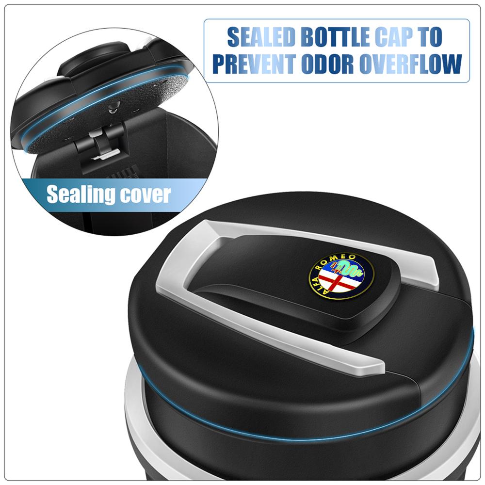 Portable Car Cigarette Ashtray Detachable Cup Holder With LED Light For Alfa Romeo 147 159 156 Giulietta 5 GT Mito 159 8C SpiderZA3