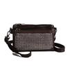 Women's Small Square Bag With Diamonds Shoulder Crossbody Bag