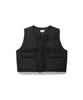 Physical Department Active Crop Layered Puffer Vest Black