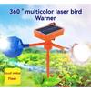 Solar Vogelabwehr Wasserdicht Solarenergie Vogelabwehrgerät 360° Drehender Reflektor Landwirtschaftliche Nutzfläche Obstplantage Vogelabwehrgerät