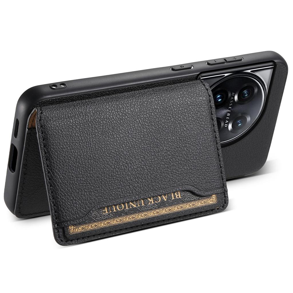 For OnePlus 11 5G Case PU Leather Coated PC+TPU Protective Phone Cover