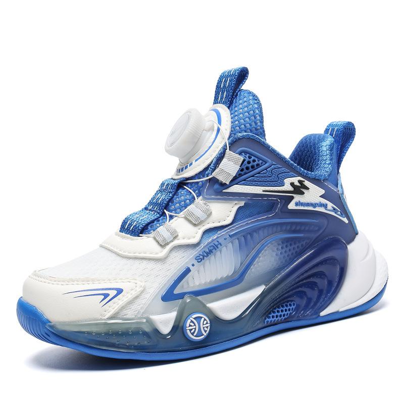 Double star Basketballschuhe Kindersportschuhe Frühling und Herbst Mesh atmungsaktive Laufschuhe Herren- und Damensportschuhe Klettschuhe