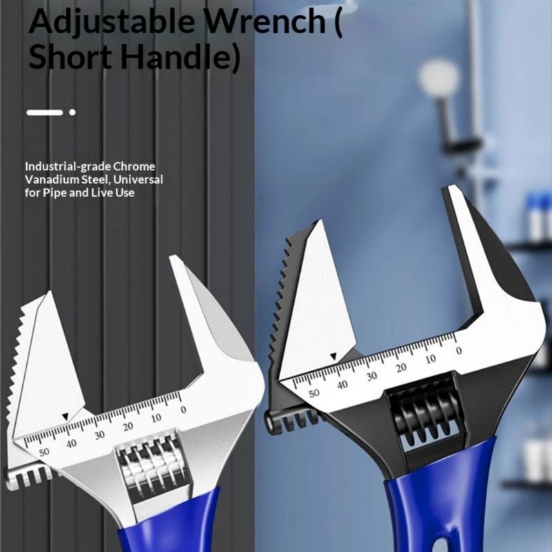 0-36mm Adjustable Double Use Wrench Pipe Wrench for Faucet/Connecting Pipe/Shower Head Hand Tool for Water Pipe