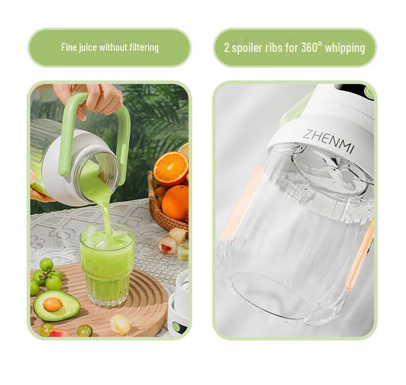 Zhenmi Tritan Trådløs Bærbar Juicekopp J15