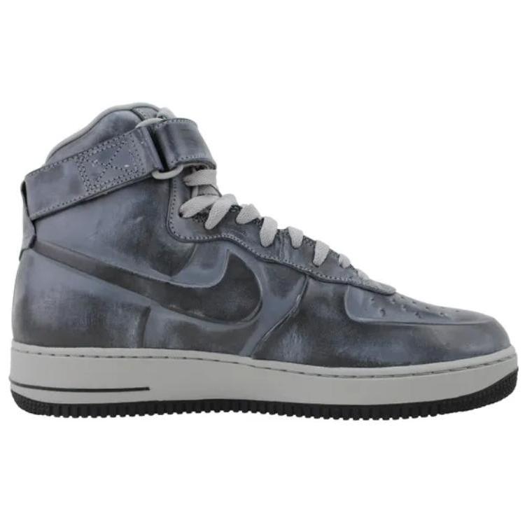 Nike Air Force 1 Bequeme Retro Rutschfeste Leichte High-Top Skateschuhe Unisex Sneaker Grau Blau 469775-001