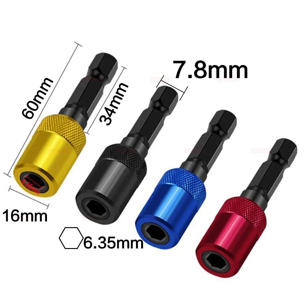 1 4 Inch Hex Shank Quick Release Electric Screwdriver Magnetic Extension Rod Bit Holder 60mm Tool Hand Tools Screwdrivers
