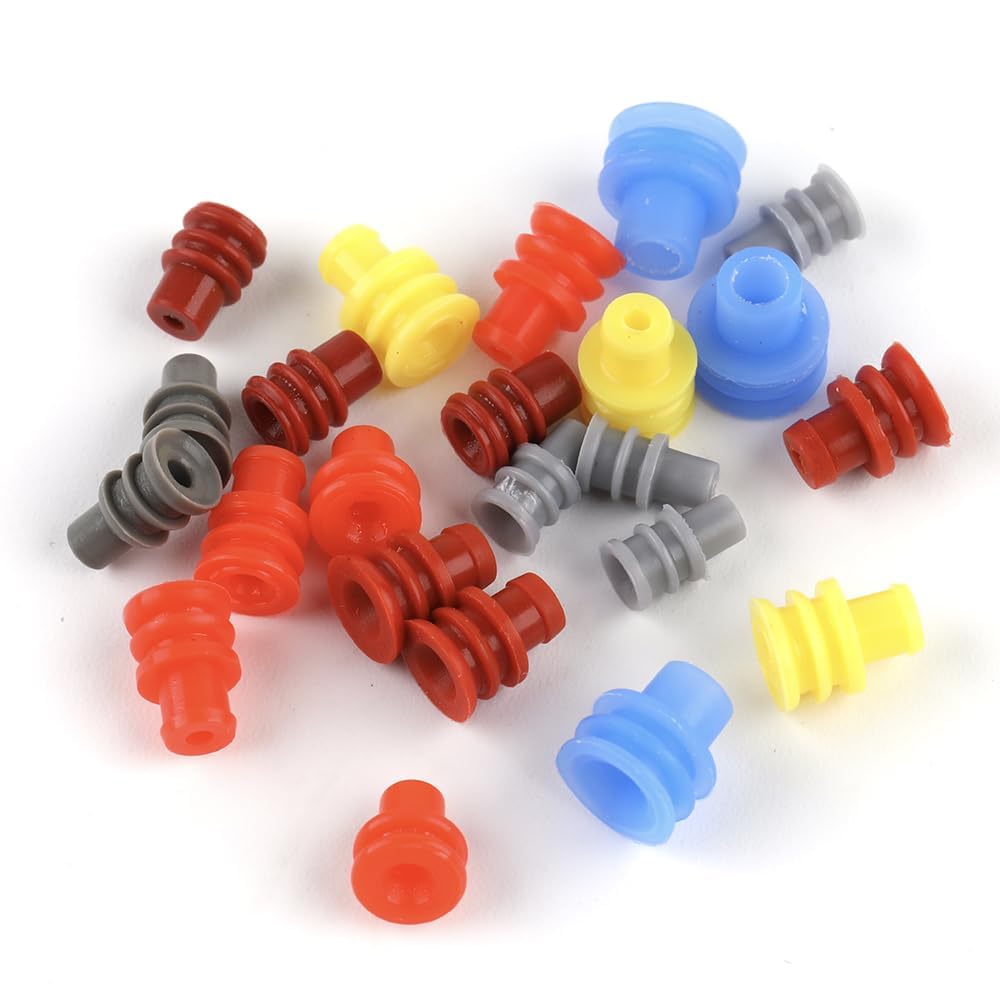 830Pcs 28Value Automotive Car Electrical Terminal P Auto Connectors Kit Metri-Pack P Kit Male&Female Wire Connector Terminal Wire Harness Wiring