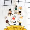 QIHE JEWELRY Pins and Brooches Rabbit/Fox/Cat Couple Enamel Pin Badges Hat Backpack Accessories Lovers Jewelry Gift for