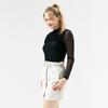 HENRY STUART Women'S H-Line Button Skirt Cream