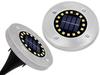 Solar Lamp Cold LED Ground Flat 16 LEDs For Lawns Drive-over P-216