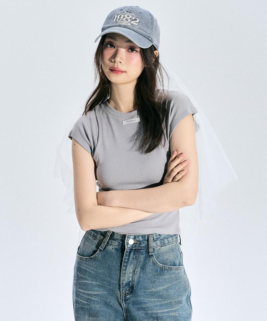 ZEROPLANET Whiskey Vintage Ball Cap [Grey]