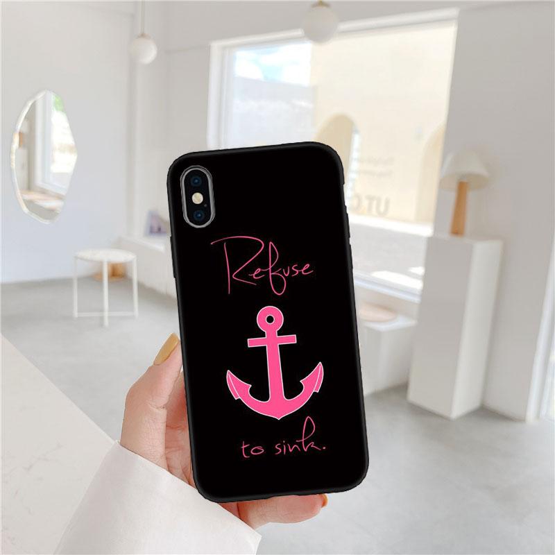 PP1 Anchor Sailor Soft Shell Phone Case for Samsung Galaxy S20 S21 S22 Ultra FE + Plus A21S A22 A24 A25 A26 A30 A30S A31