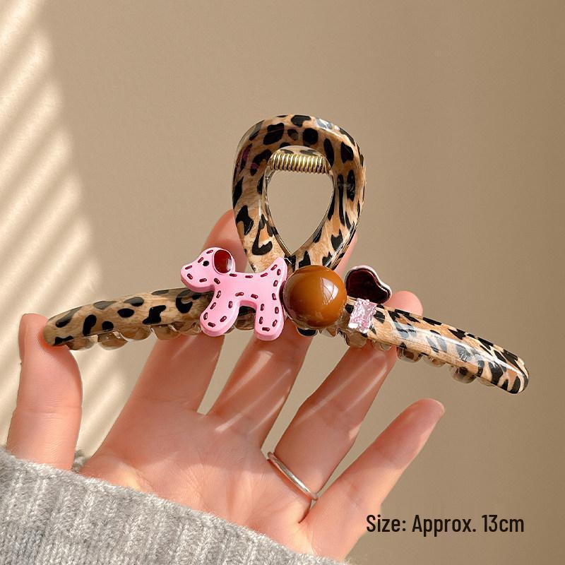 Meillard Luxury Pearl Hair Clip for Women, Large Volume Updo Shark Hairpin