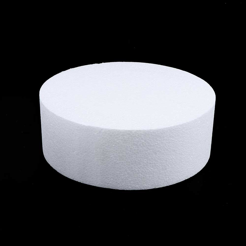 Round Styrofoam Foam Cake Dummy Modelling Sugarcraft Flower Wedding Decor