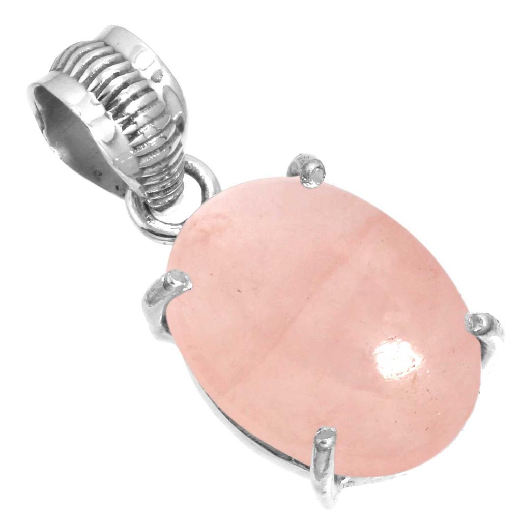 925 Sterling Silber Anhänger Damen Edelstein Handgefertigter Schmuck Muttertagsgeschenk Malachit Mondstein Rosenquarz Roter Stein Rauchtopas Tigerauge Vintage
