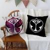 T-Tomorrowlands Music Logo Pillow Case Plush Fabric Soft Pillowcase Double Sided Print Cushion Cover Household Gifts
