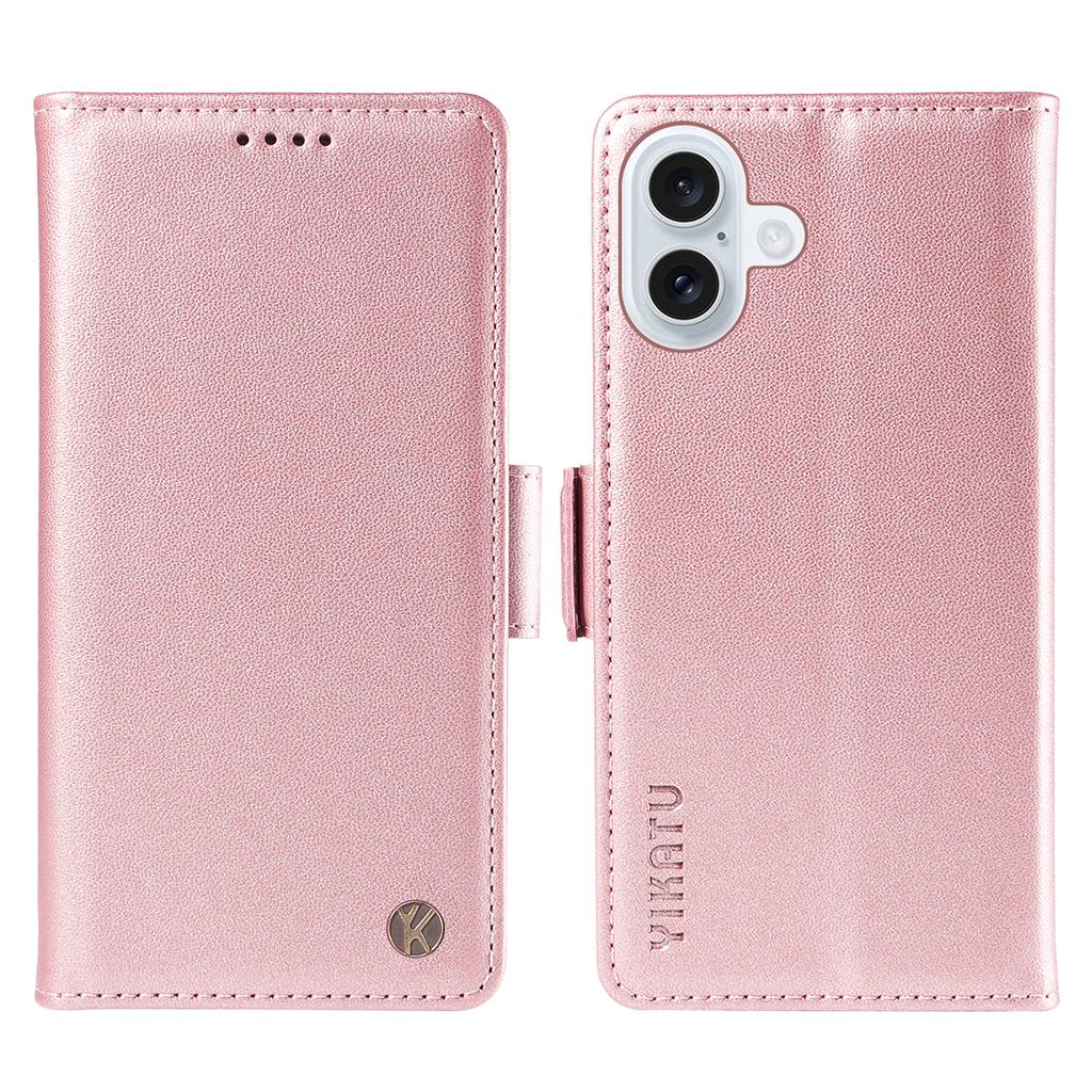 For iPhone 17 Wallet Phone Case YIKATU YK-003 Leather Stand Cover