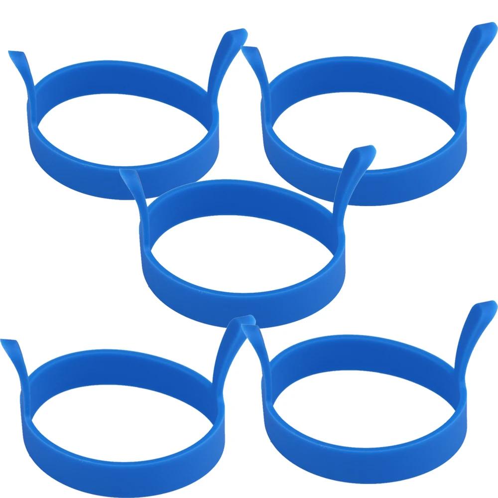 8X Silicone Ring Fried Egg Mold Nonstick Pancake Ring Molds Heat Resistant Multi-function Portable Creative for Cooking DIY Tool