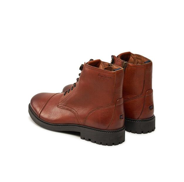 Brown Pepe Jeans Free Land Ankle Boots PMS50245