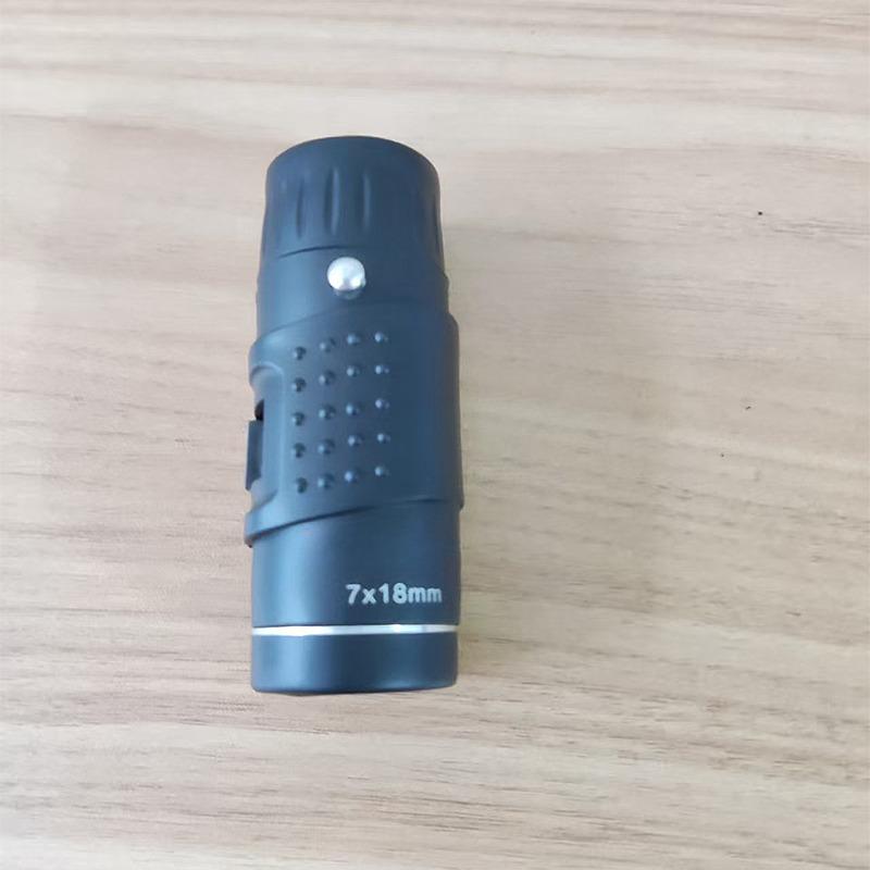 HD Mini Monocular Telescope 7X18 Fully Coated Optics Bak4 Pocket Concert Spotting Scope Long Range For Hunting Camping