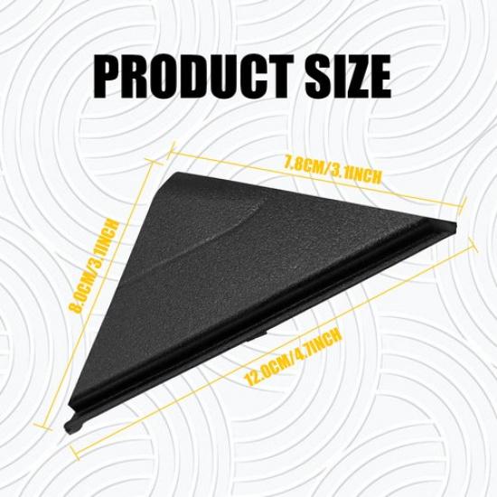 Pair Right & Left Fender Pillar Trim Mirror Corner For Hyundai Elantra 2017-20