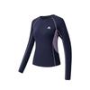 Outdoors Long Sleeve Knitted Shirt Spring 2026 T-Shirt Women Tops Light-Purple 962616401-3