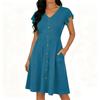 Women's Fashionable Casual -Color Dress