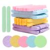 Facial Sponge Compressed,120 Count PVA Professional Makeup Removal Round Face Wash Sponges Spa Pads Exfoliating Cleansing for Women,Pink