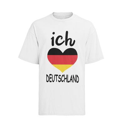 Κάντε τη Γερμανία Μεγάλη Adler Αγαπώ τη Γερμανία afd Ανδρικό T-shirt Βαμβακερό