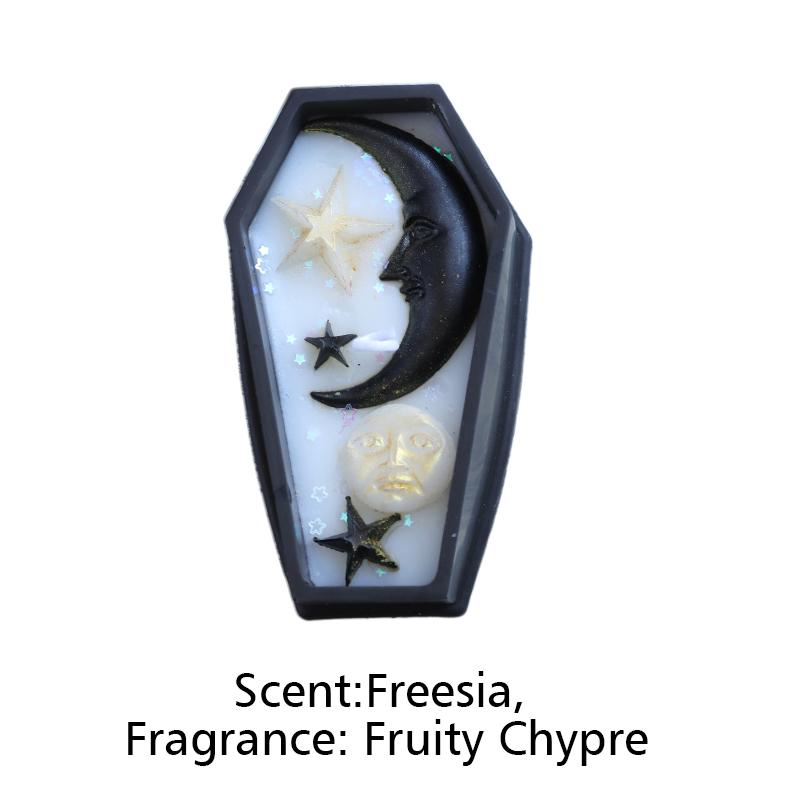 1 Stück Sojawachsmischung Horror Geschenke Aromatherapie Kerzen Party Schwarz Tischdekoration Schädelkerze Halloween 3 Stile