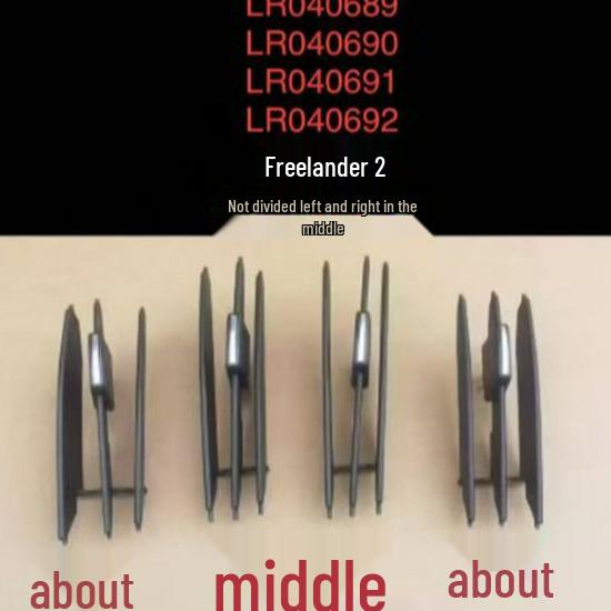 

LR040689 is compatible with Freelander 2 s air conditioning vent blade. Middle
