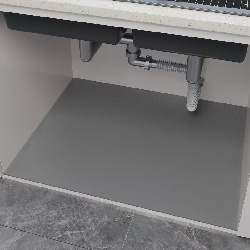 Diatom Mud Water-Absorbent Sink & Wardrobe Mat - Stain-Proof, Moisture-Resistant, Cuttable. 30*40cm серый