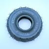 350-4 Universal Wheel: 6-Layer Rubber Caster Tire with Snake Skin Pattern, Inflatable Outer Tire.