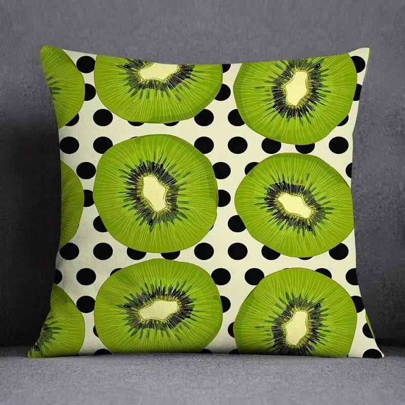 45x45cm Fruit pattern Home Decoration pillowcase Living Room Sofa Seat Office  Cushion  cover