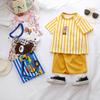 Kinder Baumwolle Kurzarm Kurzhose Set Für Sommer; T-Shirt-Sets für Jungen und Mädchen