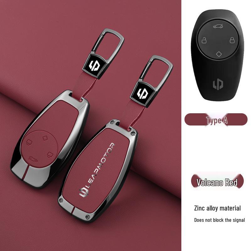 2023 Leapmotor T03 Key Case: Anti-Lost Shell with Car-Use Bag & Lock Buckle